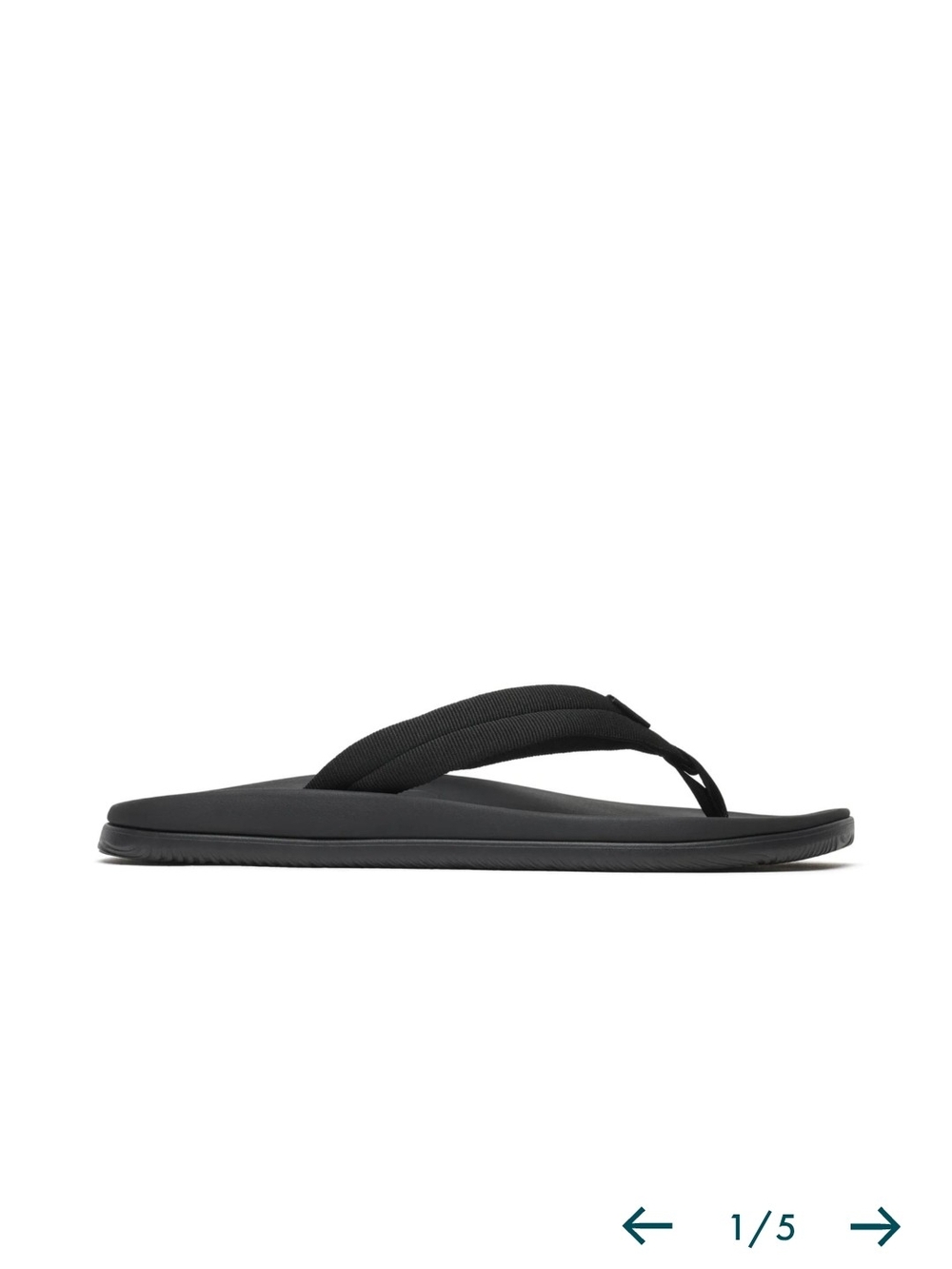 Chaco Men's Black Flip-Flop Sandals